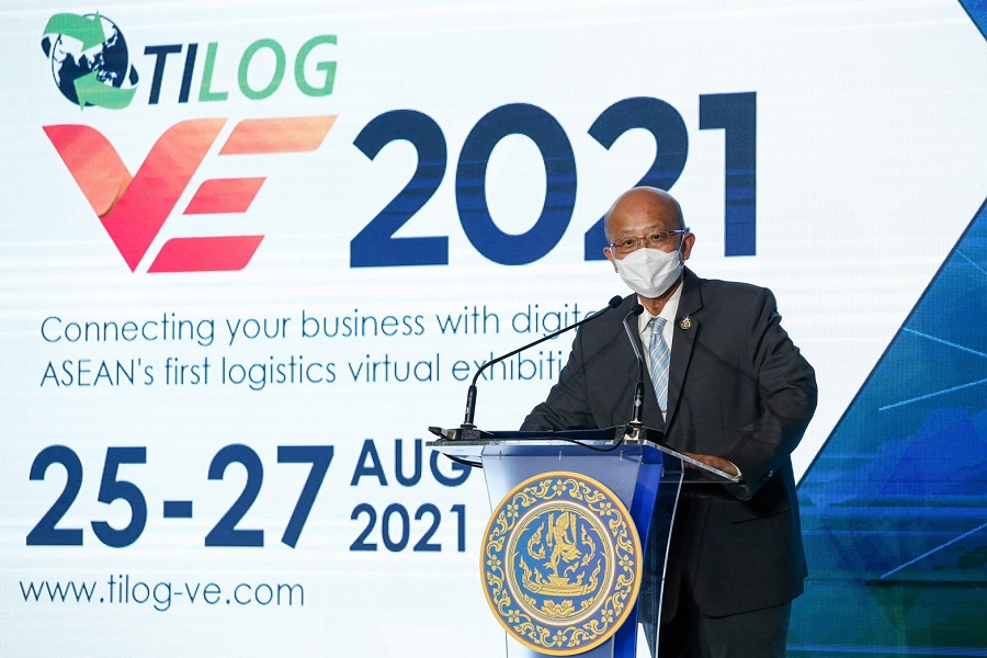 DITP officially launched the TILOG VE 2021 the first-ever and biggest logistics virtual exhibition among ASEAN nations  pushing forward Thailand’s logistics industry to reach the global level.
